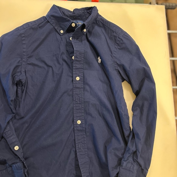 Ralph Lauren Classic Blue Button Down Shirt - Picture 1 of 4